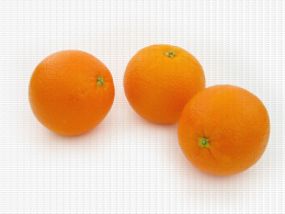 Orange, spécimens sans défaut